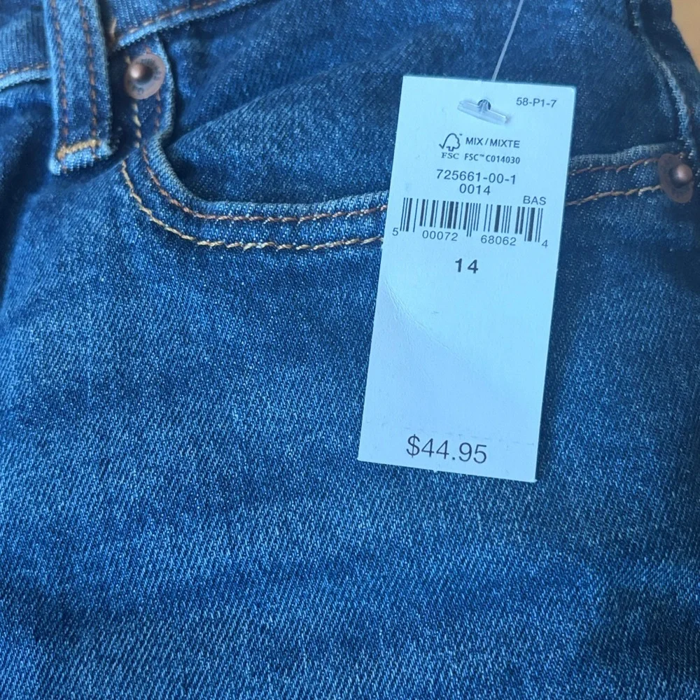 BNWT Gap Kids Boyfriend Jeans Dark Wash